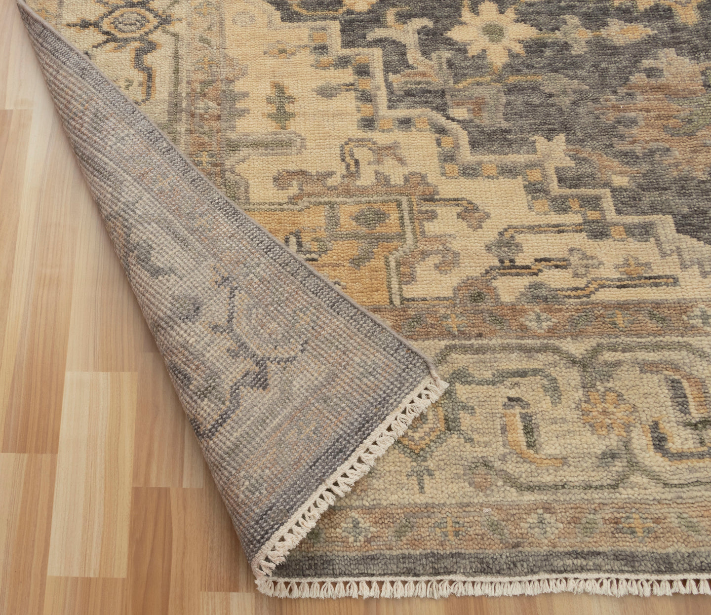 8x10 Vintage Oushak Area Hand knotted Rugs | Bedroom Turkish Muted Handmade Rugs | Traditional Persian Oriental Wool Rugs